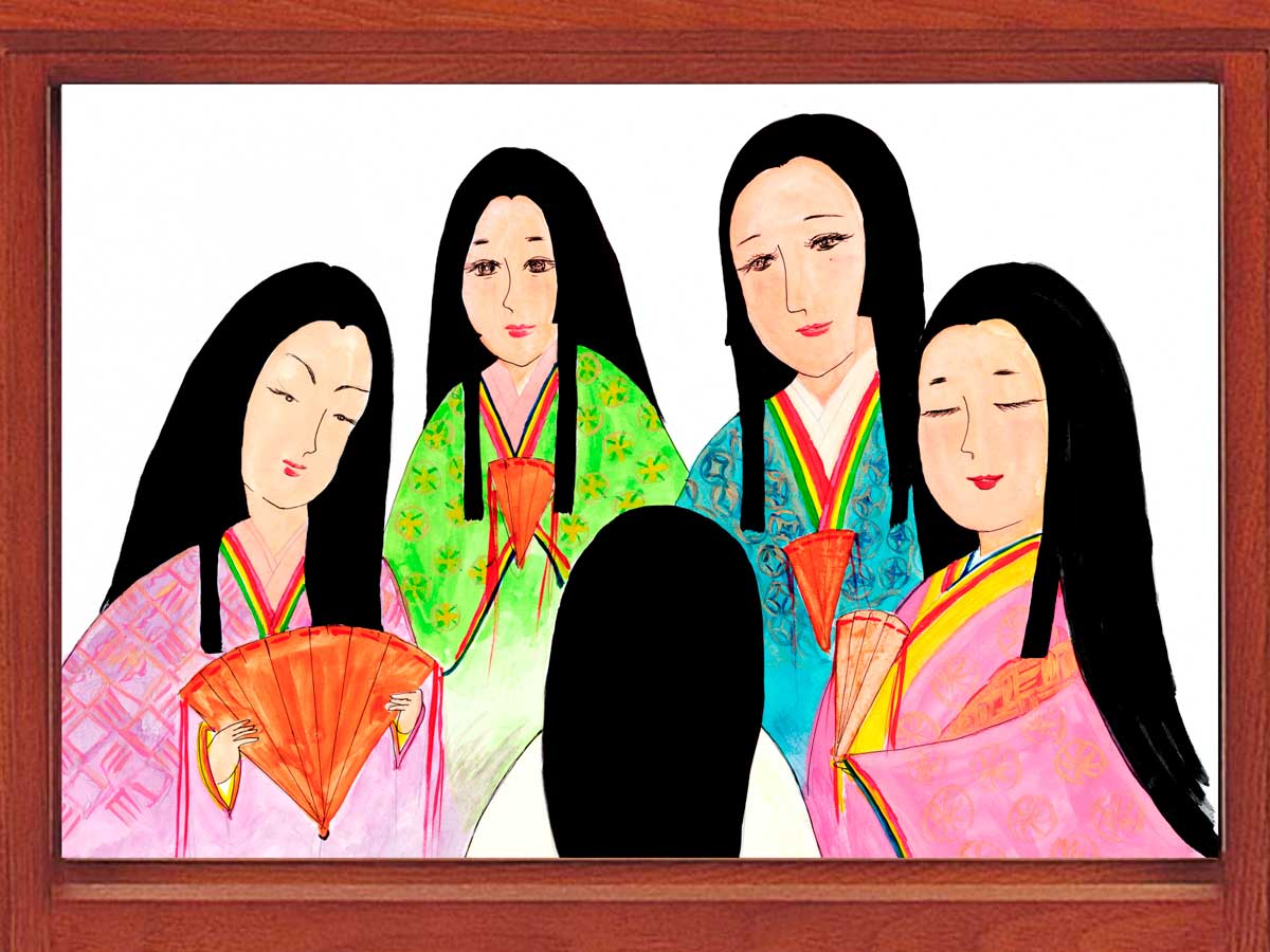 Mimiyori Design デジタル紙芝居「紫式部に蜘蛛の糸」